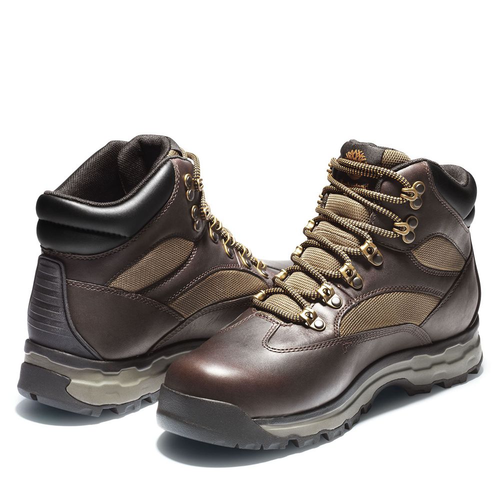 Timberland Mens Hiking Boots Chocorua Trail 2.0 Waterproof - Dark Brown - India KR1903672